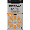 Rayovac Extra Advanced 8er Pack PR48 / 13A - Zink-Luft Hörgeräte-Knopfzelle, 1,45 V
