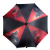 Kinder Regenschirm Star Wars Motive schwarz / rot - 67cm Durchmesser
