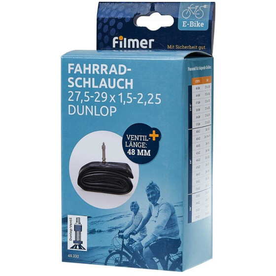 E-Bike Schlauch Fahrradschlauch Auto Schrader Ventil 48mm 27,5-29 x 1,5-2,25