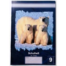 Schulheft Lineatur 9 Liniert mit Rand DIN A5 16 Blatt HGG...