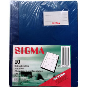 Sigma Schnellhefter Extra mit Einstecketikett und...