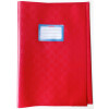 Herlitz 5204037 Heftumschlag, DIN A4, rot, baststruktur