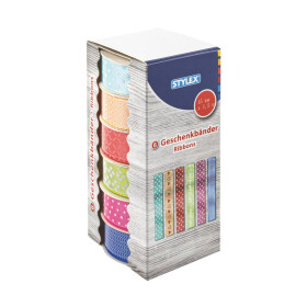 Stylex 43030 Geschenkbänder 6 x 1,5 m 6 Designs
