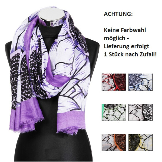 Cham Cham Schal 1 x farblich sortiert, 100% Polyester, 90x180cm