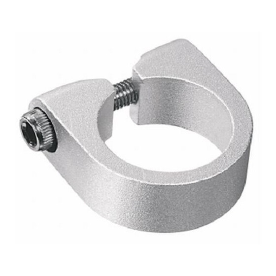 Sattelklemmring 31,8mm ALU silber JD-095