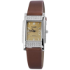 Damenuhr Armbanduhr Kunstleder braun Fame 100327500105 Analog
