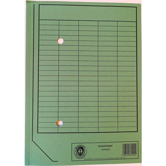 Umlaufmappe grün Karton DIN A4 Bürobedarf Herlitz 10844033