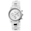 Edelstahl Damenuhr Armband Kunststoff silberfarben Analog Breda 100422500008