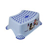 Keeeper Tritthocker "Mickey und Minnie" 40,50 x 28,5 x 14 cm  - hellblau - anti-rutsch