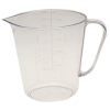 OKT Messbecher 1 Liter glasklar 12,5 x 12,5 x 13 cm