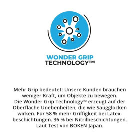 Wonder Grip Handschuhe Bee-Smart WG-422 L/9 Schwarz-Blau Retail