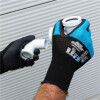 Wonder Grip Handschuhe Bee-Smart WG-422 L/9 Schwarz-Blau Retail