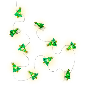 10er LED Fotoclips Lichterkette Tannenbaum Weihnachten...