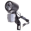 LED-Frontlicht 2 LED Taglicht 1 LED Nachtfahrtlicht 30 LUX Nabendynamo schwarz