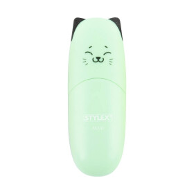 Mini Textmarker 2er-Pack Katzendesign verschiedene Farben Pastell