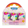 Radiergummi Radierer 3er-Set Tiermotiv "Einhorn"