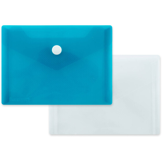 Dokumententasche DIN A7  14,5 x 10,5 cm 1 Stück 2 Farben PP-Material