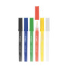 Stylex 32817 Acrylstifte 6 Stück 6 Farben wasserfest Stein Glas Porzellan Stoff