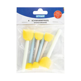 Kinder Schwammpinsel gelb 6 Stück 3...