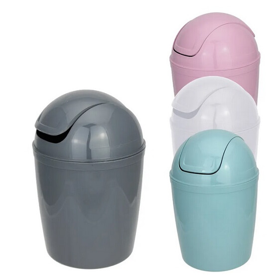 Tischabfalleimer Kunststoff GRÜN d= 12cm Höhe= 19cm ca.1,1 Liter