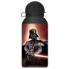 Kinder Trinkflasche Star Wars ALU schwarz 400 ml Kunststoffkappe + Spender