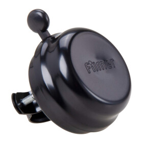 Fahrradklingel Glocke schwarz 55mm Stahl Halterung Metall...