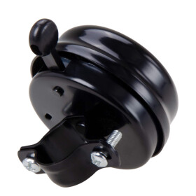 Fahrradklingel Glocke schwarz 55mm Stahl Halterung Metall Fahrradzubehör Klingeln Filmer 41011