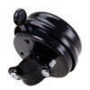 Fahrradklingel Glocke schwarz 55mm Stahl Halterung Metall Fahrradzubehör Klingeln Filmer 41011