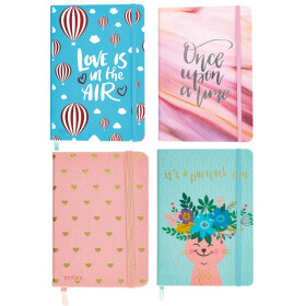 Notizbuch Hardcover Motiv LOVE IS IN THE AIR 14,8 x 21,0...