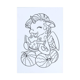 Stylex 77144 Kinder Malbuch DIN A5 Motiv EINHORN 64...