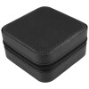 Aufbewahrungsbox Schmuck Reise Schmuckbox 10 x 10 cm grau Kunststoff