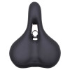 Filmer Fahrradsattel City Memory Foam schwarz mit Griff