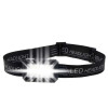 Stirnlampe 3W COB LED schwarz 3 Funktionen 200 Lumen ABS/PS Freizeitbedarf Lampen Filmer 36155
