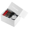 Excellanc Geschenkset mit Damenuhr und drei Wechselarmbändern