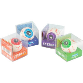 Radiergummi Gruselauge Design ROT ca. 4,3 x 4,3 cm