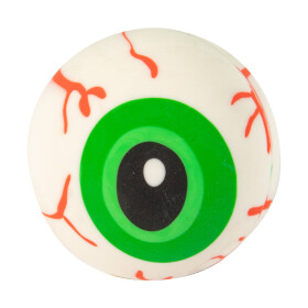 Radiergummi Gruselauge Design GRÜN ca. 4,3 x 4,3 cm