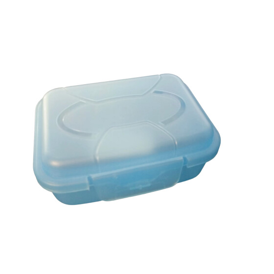 Snack Box BLAU Proviantbox Micro 9,5x7,5x3,5cm Aufbewahrung z.B Hundelerkerli