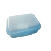 Snack Box BLAU Proviantbox Micro 9,5x7,5x3,5cm Aufbewahrung z.B Hundelerkerli