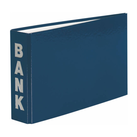 Kontoauszug Ordner BLAU Bankordner 1/3 DIN A4 Bürobedarf Stylex 41775