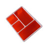 Sortierkasten Ablage Fächer Kasten ORANGE für Stifte Lineal Karteikarten Notizblätter 18x13x9,6cm #1