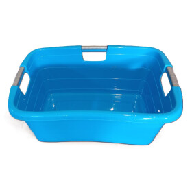 Wäschewanne Wanne BLAU Ergonomic drei Griffe 1...