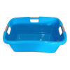 Wäschewanne Wanne BLAU Ergonomic drei Griffe 1 Stück 60 x 40 x 25 cm