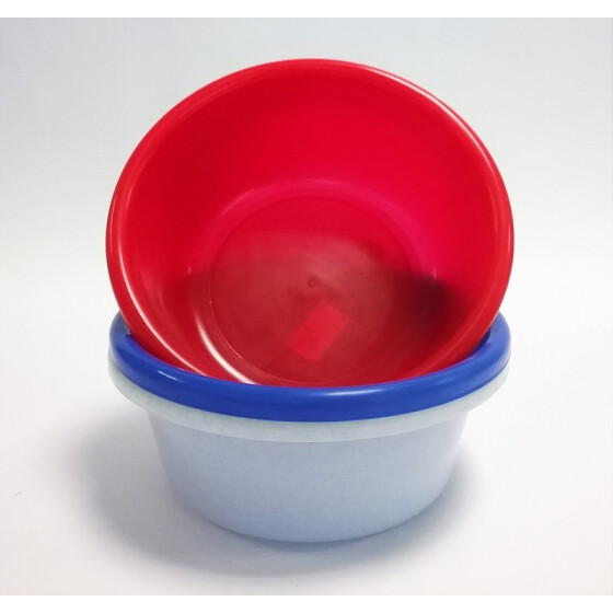Schüssel 24cm Kunststoff HELLGRAU 1 Stück Haushalt Gastrobedarf Schulz 110190