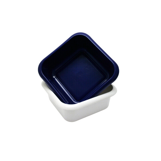 Spülschüssel 34x34x12,5cm HELLBLAU Boden 24x24cm Haushalt Gastrobedarf Schulz 160070