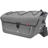 KLICKfix Rackpack Sport Waterproof mit KLICKfix Bodenkupplung für Racktime Gepäckträger grau