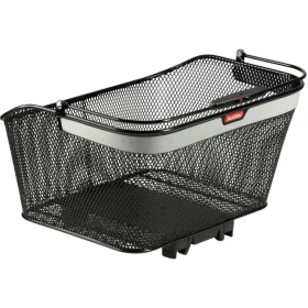 City Korb Reflect KLICKfix Bodenkupplung 20 Liter 15,5 kg Racktime Gepäckträger schwarz/silber