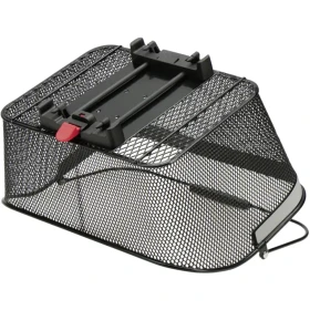 City Korb Reflect KLICKfix Bodenkupplung 20 Liter 15,5 kg Racktime Gepäckträger schwarz/silber