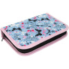 Schüleretui 50 Teile 1 Stück Schmetterling Motiv 13,5 x 19,5 x 4 cm rosa blau