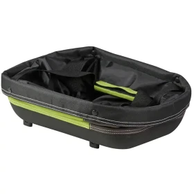 Textilkorb Fahrrad Alingo GT KLICKfix Bodenkupplung Racktime Gepäckträger grün/braun