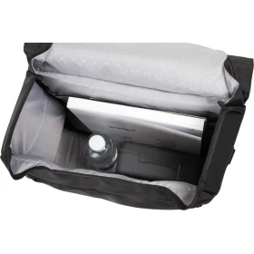 City Tasche Nylon reflektierend KLICKfix Vario E Haken schwarz 34 x 15 x 40 cm
